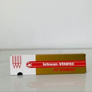 NEW Vintage Schwan Stabilo Black 8046 Pencils Full Box